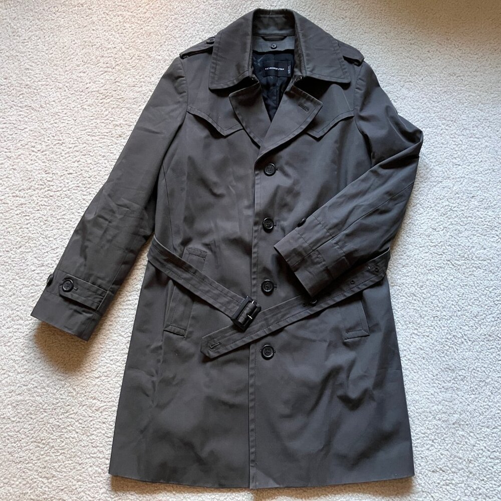 H&M Viktor & Rolf charcoal grey trench coat